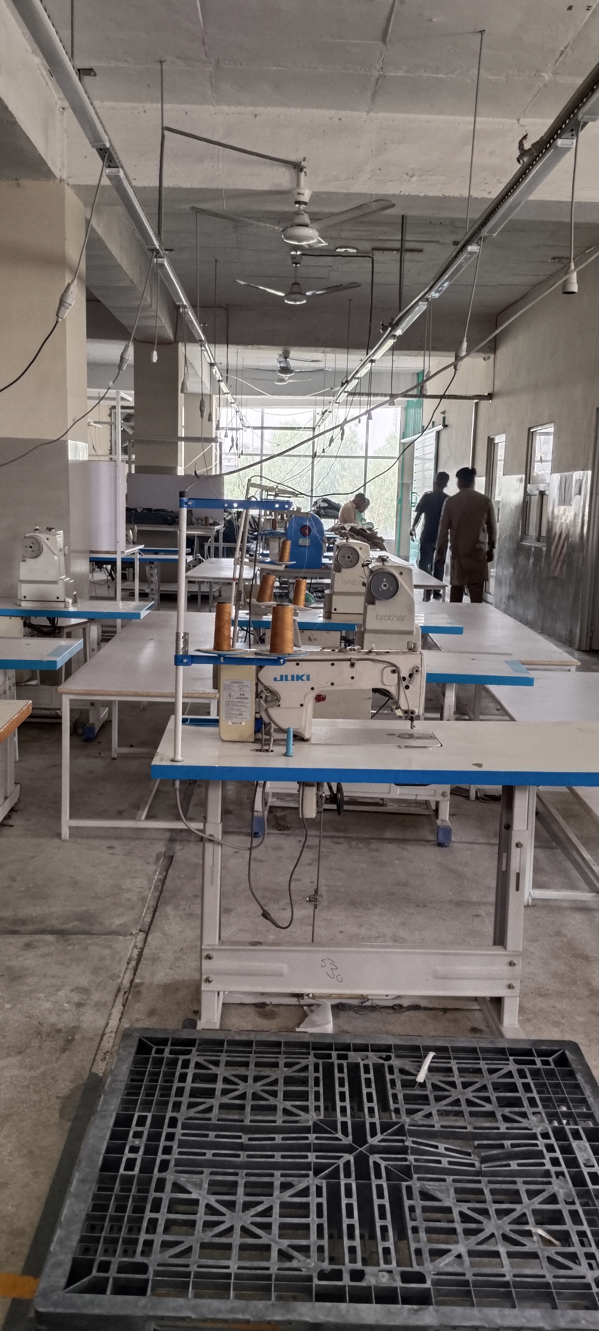 Cutting and sewing area at Eco Vira